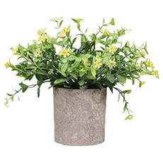 언더보스 미니 조화 화분 C-4, 혼합색상, 1개