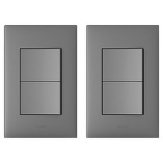 Legrand 羅格朗 Apela 鎂光 Simple 2開關, 2個