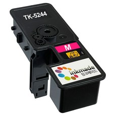 inkmade 京瓷 TK-5244KM 相容碳粉匣, 1個, 紅色