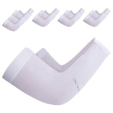 Let's Slim Theofit夏季防紫外線涼感袖套 手腕型, 白色, 10組