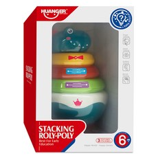 HUANGER 天空太陽星星快樂恐龍疊疊樂遊戲 huanhe0298, 1個, 混合顏色