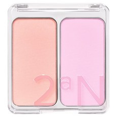 투에이엔 듀얼치크 블러셔 4.7g, 15망고베리, 1개