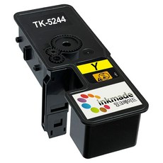 inkmade 京瓷 TK-5244KY 相容碳粉匣, 1個, 黃色