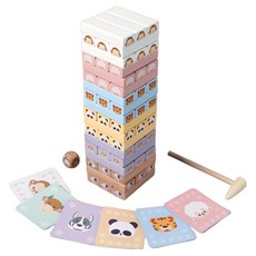 Todolibro 原木動物遊戲積木, 1個, 混合顏色