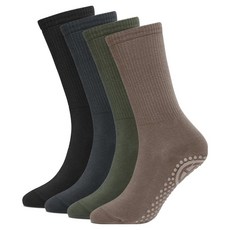 tesla 長筒防滑瑜珈皮拉提斯中筒襪 4雙組 TM-FZS624 ZZKGX