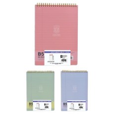 OXFORD 서브젝 PP 스프링노트 B5 상철 80매, 랜덤발송, 3개