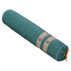 숨에르 원통 메밀 목베개, 그린, 1개