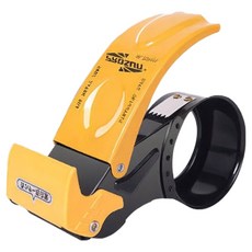 通勤倉庫 膠帶切割器 紙箱切割器 膠帶切割器 160 x 75 x 85 mm 類型6, 1個, 黃色金屬