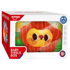 HUANGER Haneul Sun Byeol 嬰幼兒用 布質沙沙聲遊戲面紙盒 觸感發展玩具 heanhe8077, 1個, 混合顏色