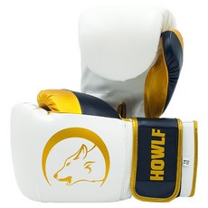 HOWLF ARES 拳擊手套 左右套組 340g, 1套, 白色 + 金色 + 黑色