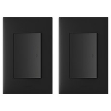 Legrand 羅格朗 Apela 黑色 Simple 1開關, 2個