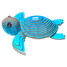 EuGy 3D立體紙拼圖, 7張, 烏龜 038_STA_06, 1盒