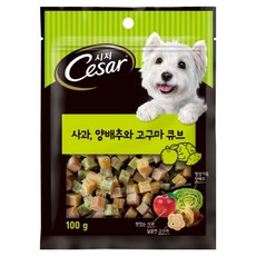 시저 강아지 간식, 혼합맛(사과/양배추/고구마), 100g, 1개