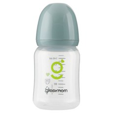 그린맘 PP 슬림형 노꼭지 젖병, 스톤 블루, 140ml, 1개
