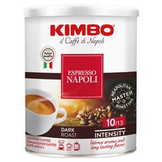 KIMBO 金寶咖啡 拿坡里濃縮研磨咖啡, 義式濃縮, 250g, 1罐