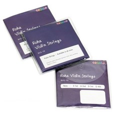 Loha 入門練習用小提琴弦組, 3套, 單一顏色, RVS-10