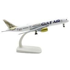 模型飛機 海灣航空 B787 20cm 1 : 300 20_787 模型飛機 + 底座 套組, 1套, 隨機出貨(底座)