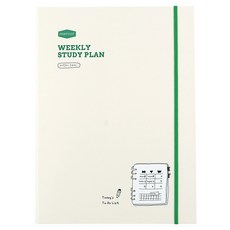 PINKFOOT 週計劃活頁學習計畫本, 1個, 象牙白