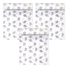 Axis 艾克思 方形細密網洗衣袋 60 x 50cm, 療癒貓, 3個