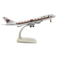模型飛機 泰國航空 APEC B747 20公分 1 : 300 20_747 模型飛機 + 底座套組, 1套, 隨機出貨(底座)