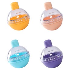 Reddot 紅點生活 小燈泡高密度便裝製冰球 4個, 粉色 + 黃色 + 藍色 + 紫色, 1組