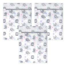 Axis 艾克思 方形細密網洗衣袋 50 x 40cm, 療癒貓, 3個