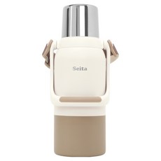 needco Seita 搖擺提把保溫保冷瓶, 1個, 800ml, 棕色