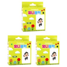 Uniart UNI BLOCK迷你 柳寬順, 3個, 混合顏色