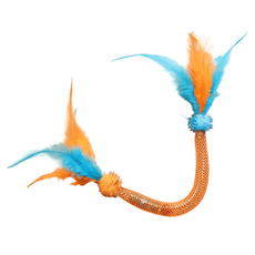 貓咪咬咬彈力網, 1個, 橘色