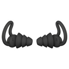 WISE PICK 防噪音專家用耳塞 3層 黑色 30g, 1個, 2入