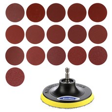 스탠맨 100mm 패드 + 원형사포 16종 세트, 1세트