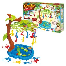 KINGSO TOYS Haneul Sseonbyeol 瘋狂猴子懸掛桌遊 kingso00762, 1個, 混合顏色