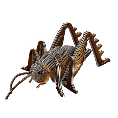 EuGy 3D立體紙拼圖, 7張, 巨沙蟲, 1盒