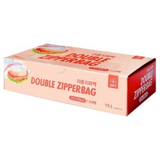 Draw Life 雙層夾鏈袋 25 x 30 cm 隨機出貨, 大(L), 120入, 1個