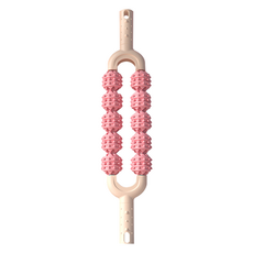 Alice Home 10滾珠身體臉部刮痧板, 粉紅色, 1個