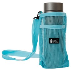 실버스 크로스 매쉬 물병 가방 FS173, 스카이블루, 1개