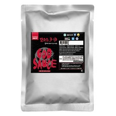 God Sauce 3階完全辣味, 1kg, 1個