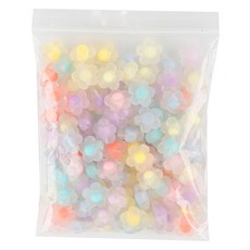 유니아트 티니비즈파스텔 꽃 중18번 무광, 혼합색상, 1개