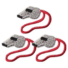 동대문단추왕 열접착식 자수 와펜 패치 호루라기 미니, 혼합색상, 2개