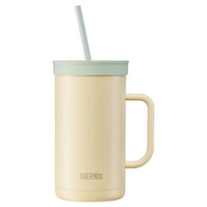 THERMOS 膳魔師 The Compact 吸管隨行杯, 萊姆黃 Y, 1個
