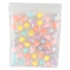 Uniart 迷你串珠粉彩 熊熊20號 亮面, 1個, 混色