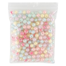 Uniart Teeny Beads粉彩水晶球3號 全息圖, 1個, 混色