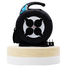 러그 오토릴 캡형 4구 LUG-GZP10, 1개, 15m, 블랙