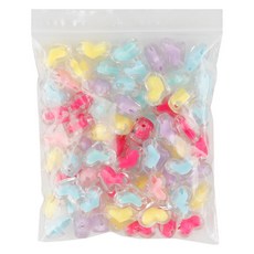 Uniart 迷你珠粉彩 愛心1號 亮面, 1個, 混合顏色