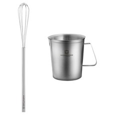 WAGENSTEIGER 大型圓形打蛋器 + 500ml料理量杯組, 1套, 打蛋器 + 料理量杯, 單一顏色