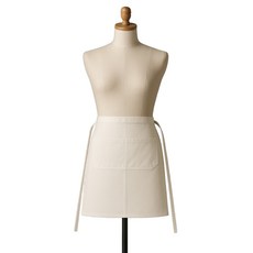 帆布半身圍裙 Chico 4, 1個, 米白色
