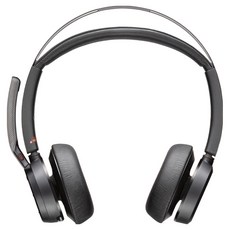 POLY 플랜트로닉스 보이저 포커스2 UC 노이즈캔슬링 블루투스헤드폰 + 차징스탠드 세트, 보이저 포커스2 스탠드