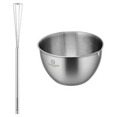 WAGENSTEIGER 廚房用具2件組, 1套, 方形打蛋器 大 + 攪拌盆 大, 單一顏色