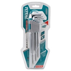 토탈툴스 공구 육각 L렌치 9종 세트, 1세트