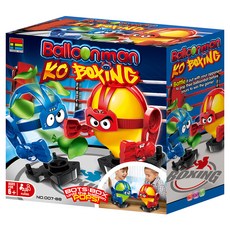 KINGSO TOYS 氣球人 KO 拳擊桌遊 kingso00788, 1個, 混合顏色